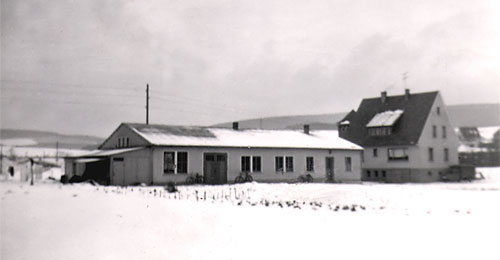 Firmenkomplex im Jahr 1955 Firmenkomplex im Jahr 1955
